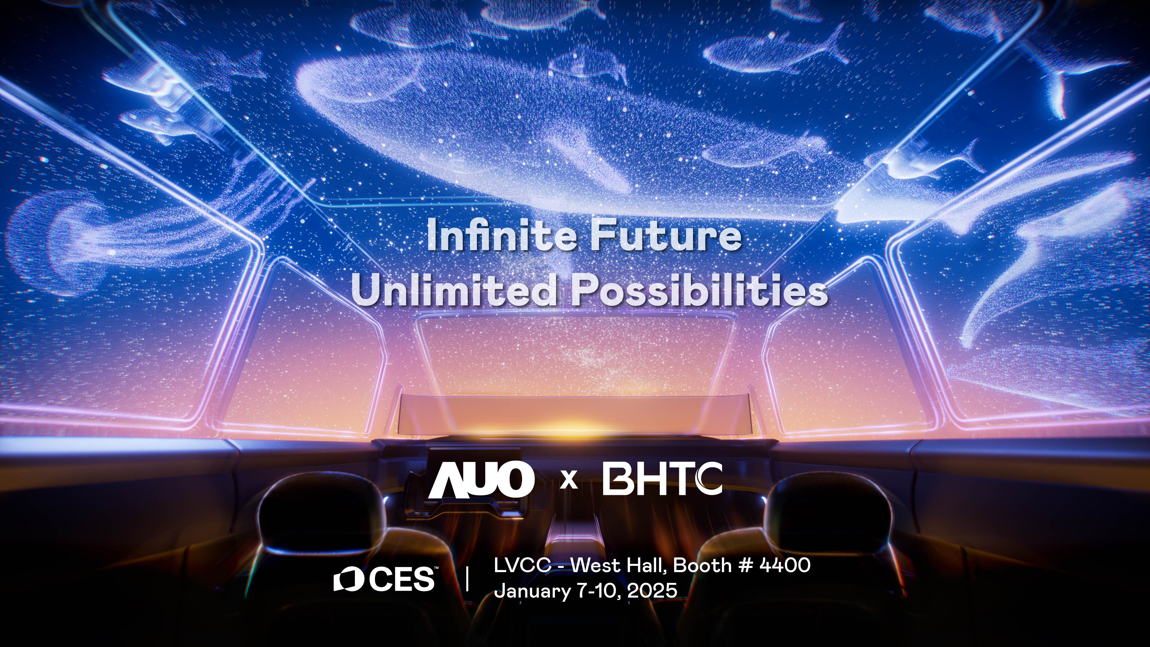 OD体育以Infinite Future, Unlimited Possibilies为主题，联合BHTC于CES 2025扩大规模展出